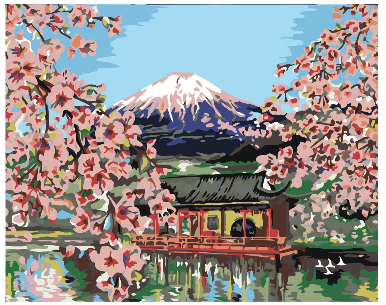 Картина по номерам Весна в Японии 40 x 50 | KRYM-FN13 | SLAVINA