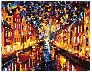 Картина по номерам Вечер в Амстердаме Леонид Афремов 40 x 50 | LA07 | SLAVINA, фото 2