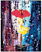 Картина по номерам Девушка под зонтом 40 x 50 | RO55 | SLAVINA