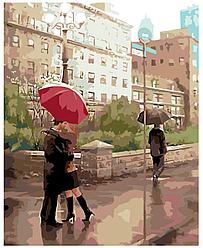 Картина по номерам Влюбленные под зонтом Даниель Орфано 40 x 50 | DA04 | SLAVINA