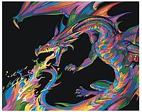 Картина по номерам Радужный дракон 40 x 50 | PA210 | SLAVINA