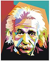 Картина по номерам Альберт Эйнштейн. Геометрия 40 x 50 | RA359 | SLAVINA