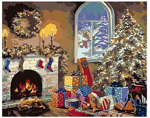 Картина по номерам Домашний очаг на Рождество Ники Боэм 40 x 50 | NB02 | SLAVINA, фото 2