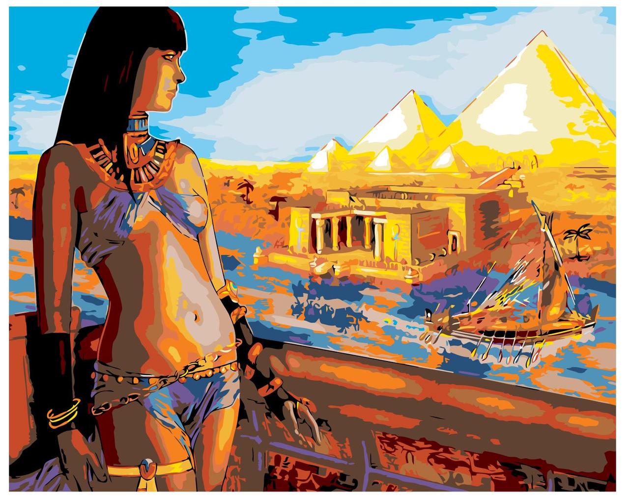 Картина по номерам Египетская принцесса 40 x 50 | RA025 | SLAVINA - фото 1 - id-p196789412
