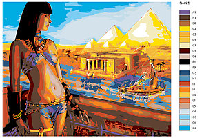 Картина по номерам Египетская принцесса 40 x 50 | RA025 | SLAVINA, фото 2