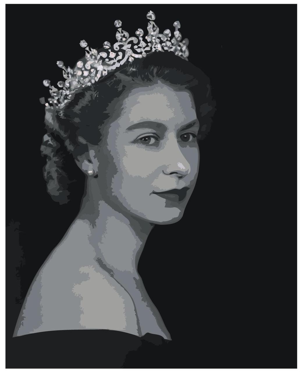 Картина по номерам Королева Елизавета 40 x 50 | Z-MVPRS52 | SLAVINA - фото 1 - id-p196789459