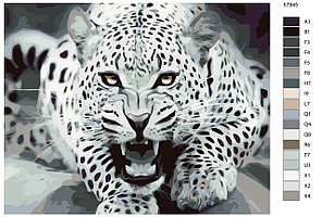 Картина по номерам Леопард перед броском 40 x 50 | KTMK-57945 | SLAVINA, фото 2