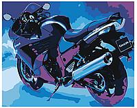 Картина по номерам Мотоцикл 40 x 50 | ARTH-AH102 | SLAVINA