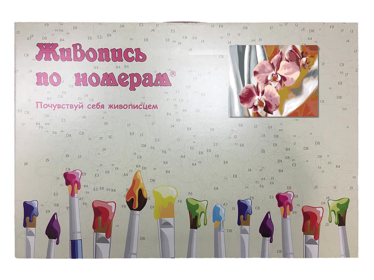Картина по номерам Розовая орхидея 40 x 50 | F47 | SLAVINA - фото 3 - id-p196790587
