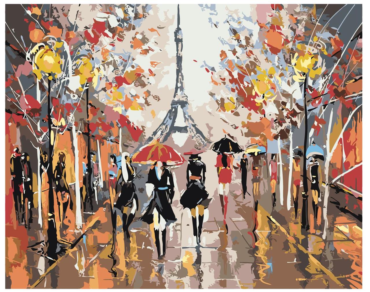 Картина по номерам Осенний Париж 40 x 50 | FR03 | SLAVINA - фото 1 - id-p196789592
