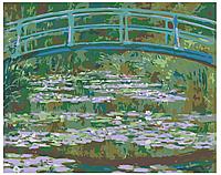 Картина по номерам Мост через пруд 40 x 50 | Z-AB181 | SLAVINA