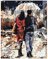 Картина по номерам Пара под зонтом Эмерико Имре Тот 40 x 50 | EM12 | SLAVINA