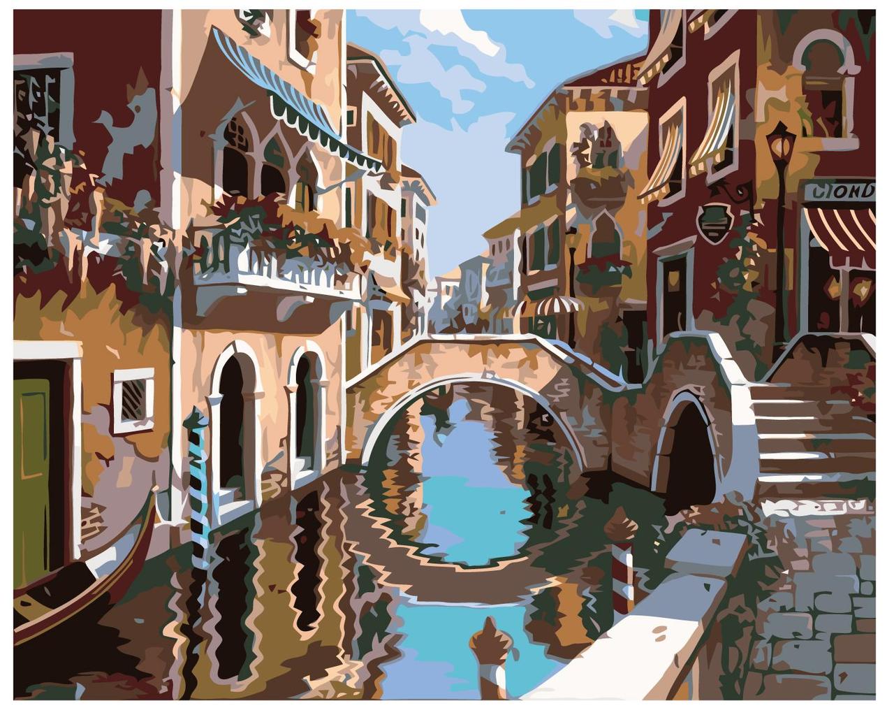 Картина по номерам Полдень в Венеции Роберт Пежман 40 x 50 | RP07 | SLAVINA