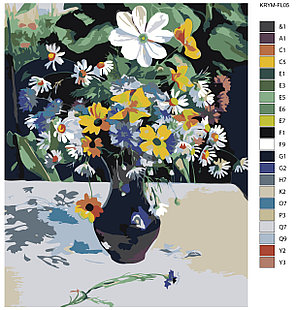 Картина по номерам Полевые цветы 40 x 50 | KRYM-FL05 | SLAVINA, фото 2
