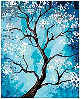 Картина по номерам Цветущее дерево 40 x 50 | RA208 | SLAVINA