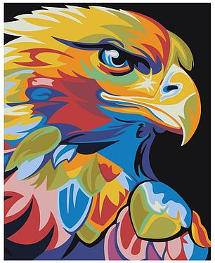 Картина по номерам Радужный орел 40 x 50 | PA01 | SLAVINA, фото 2