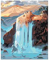 Картина по номерам Девушка-водопад 40 x 50 | KTMK-89360 | SLAVINA