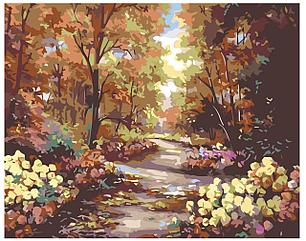 Картина по номерам Осенний лес 40 x 50 | KTMK-29871 | SLAVINA, фото 2