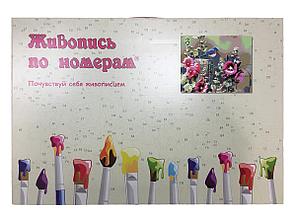 Картина по номерам Птица и цветы 40 x 50 | KTMK-50944 | SLAVINA, фото 2