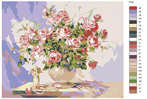 Картина по номерам Розы на столе 40 x 50 | F12 | SLAVINA, фото 2
