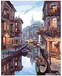 Картина по номерам Вечерняя Венеция 40 x 50 | KTMK-17978 | SLAVINA
