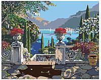 Картина по номерам Средиземноморский пейзаж Роберт Пежман 40 x 50 | RP01 | SLAVINA