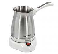 Электрическая турка для кофе LUMME LU-1631 белый жемчуг Кофеварка гейзерная