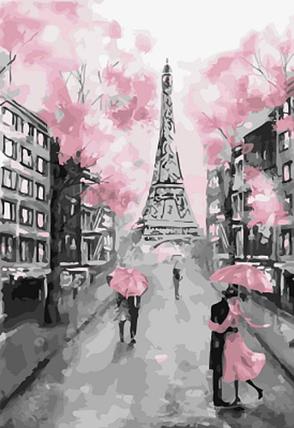 Картина по номерам Весенний Париж 40 x 50 | KTMK-455721 | SLAVINA, фото 2