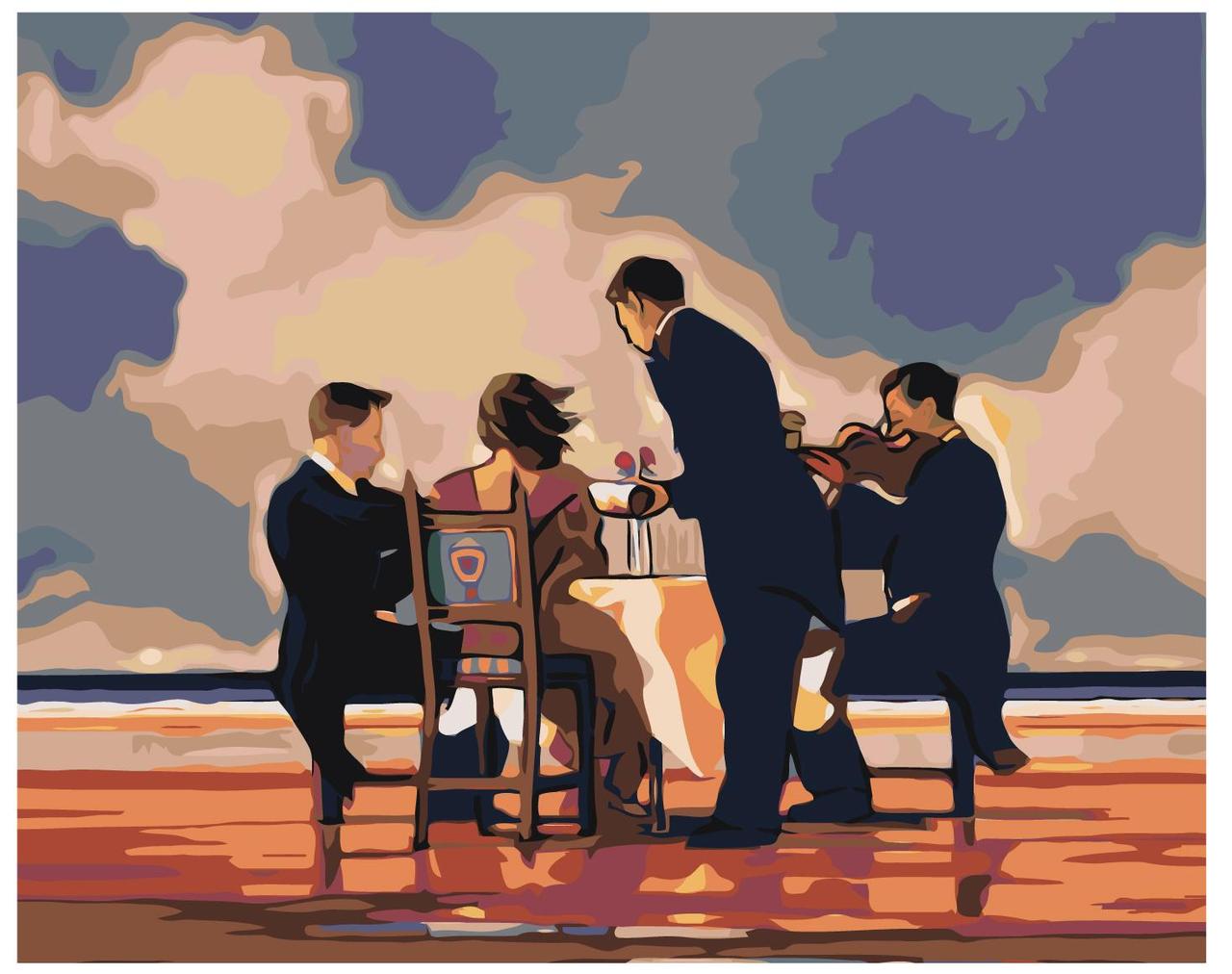 Картина по номерам Ужин на берегу Джек Веттриано 40 x 50 | VE01 | SLAVINA