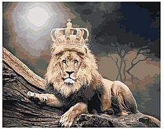 Картина по номерам Царь зверей 40 x 50 | IIIR-p-237 | SLAVINA