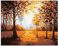 Картина по номерам Осенний лес 40 x 50 | KTMK-430001 | SLAVINA