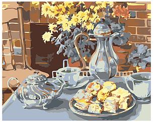 Картина по номерам Чай с вкусняшками 40 x 50 | RA067 | SLAVINA, фото 2