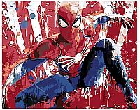 Картина по номерам Человек-паук 40 x 50 | Z-Z4717 | SLAVINA
