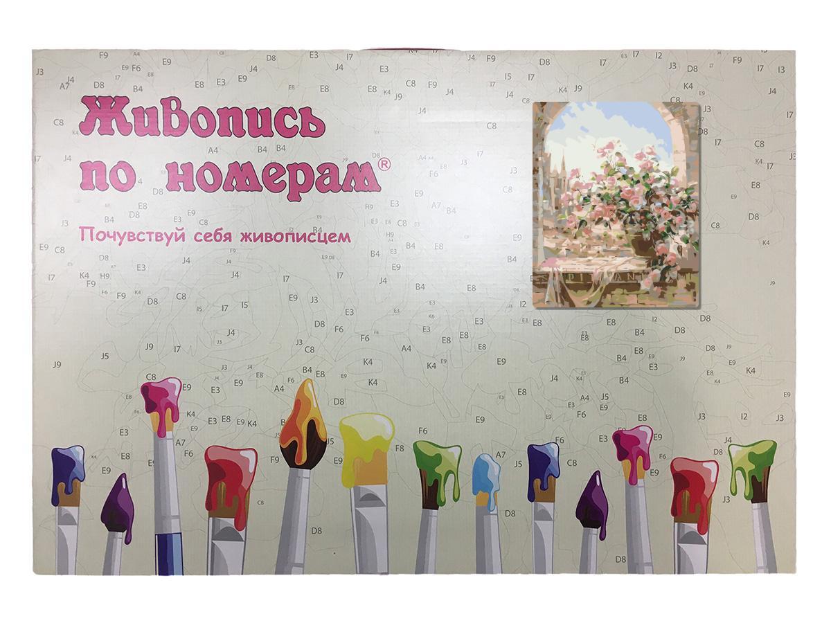 Картина по номерам Розы на окне 40 x 50 | KTMK-61493 | SLAVINA - фото 3 - id-p196790815