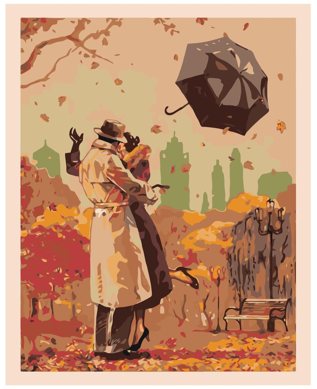 Картина по номерам Осенняя романтика 40 x 50 | RO26 | SLAVINA