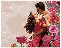 Картина по номерам Влюбленные в розах 40 x 50 | KTMK-07929 | SLAVINA