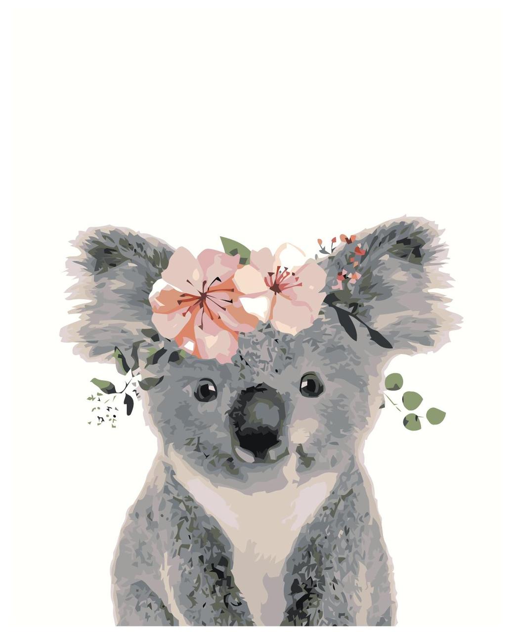 Картина по номерам Очаровательная коала 40 x 50 | Z-NA170 | SLAVINA