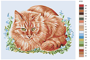 Картина по номерам Рыжий кот 40 x 50 | A123 | SLAVINA, фото 2