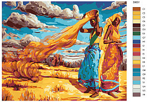 Картина по номерам Африканки 40 x 50 | KTMK-39651 | SLAVINA, фото 2