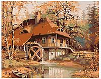 Картина по номерам Дом в лесу 40 x 50 | KTMK-70092 | SLAVINA