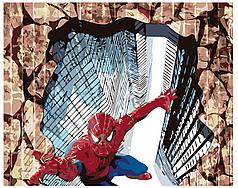 Картина по номерам Человек-паук 40 x 50 | KTMK-98508 | SLAVINA