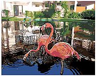 Картина по номерам Фламинго в пруду 40 x 50 | Z-Z4791 | SLAVINA