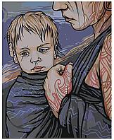 Картина по номерам Женщина с ребенком 40 x 50 | Z-Z4833 | SLAVINA