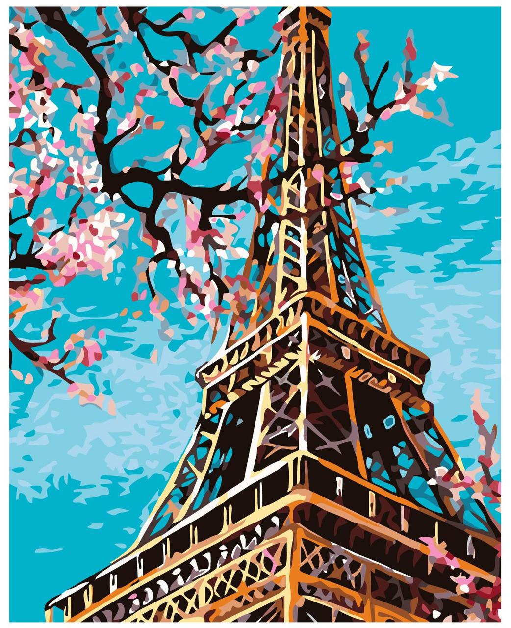 Картина по номерам Весна в Париже 40 x 50 | KTMK-71551 | SLAVINA - фото 1 - id-p196791019