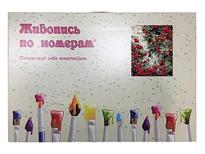 Картина по номерам Розы на стене 40 x 50 | KTMK-36379 | SLAVINA, фото 2