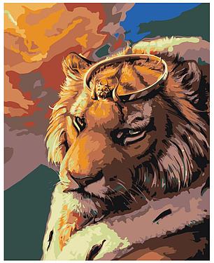 Картина по номерам Король лев 40 x 50 | Z-AB221 | SLAVINA, фото 2