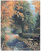 Картина по номерам Осенний парк 40 x 50 | KTMK-80362 | SLAVINA