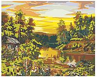 Картина по номерам Домик в лесу 40 x 50 | ARTH-AH128 | SLAVINA