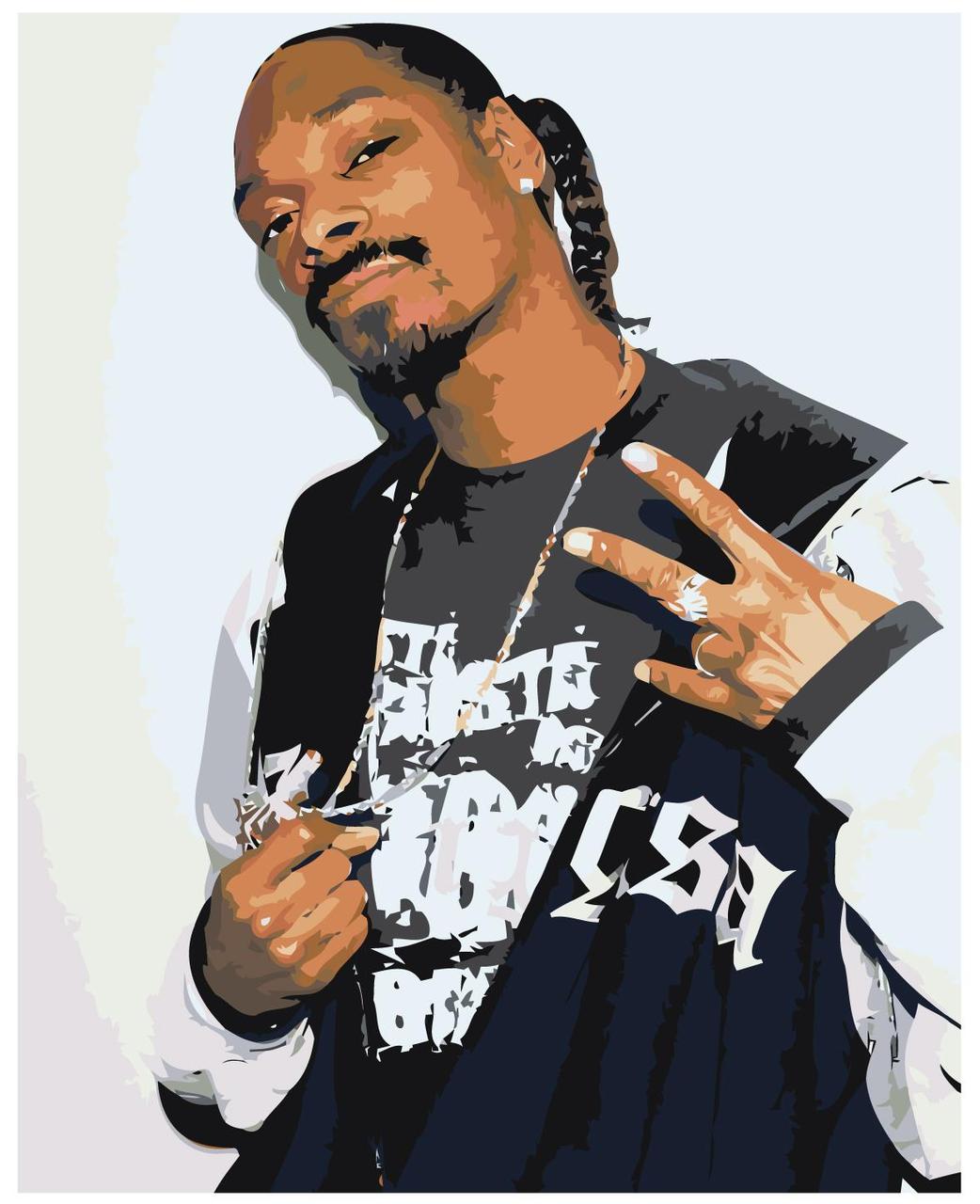 Картина по номерам Snoop Dogg. Снуп Догг 40 x 50 | Z-AB85 | SLAVINA - фото 1 - id-p196791215
