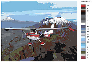 Картина по номерам Полет над горами 40 x 50 | ARTH-AH227 | SLAVINA, фото 2